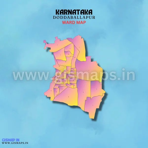 Doddaballapur Ward Map (Karnataka)